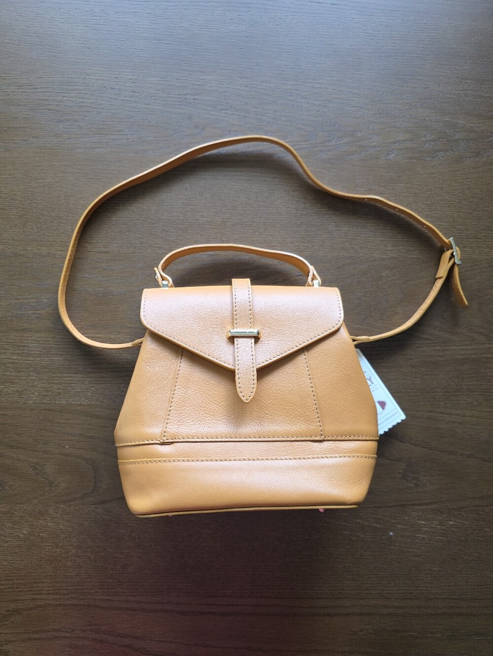 Divina Firenze Trilli Convertible 3-Way Leather Backpack Crossbody Bag NWT
